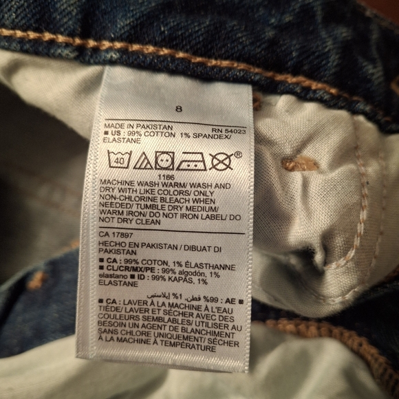 Old Navy Flare Blue Denim Jeans Women Size 8 - Picture 15 of 15